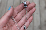 White Buffalo Lariat Necklace