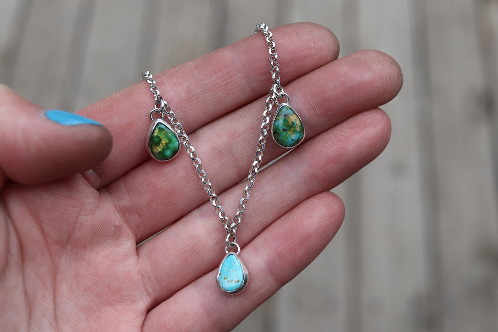 Triple Turquoise Necklace