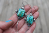 Emerald Valley Turquoise Duster Earrings
