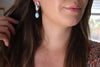 Golden Hill Turquoise x White Buffalo Stud Earrings