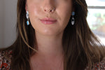 Golden Hill Turquoise x White Buffalo Stud Earrings