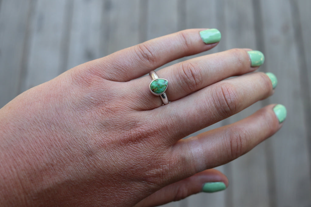 Size 6 Sonoran Gold Turquoise Ring