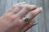 Size 8 Sonoran Gold Turquoise Ring