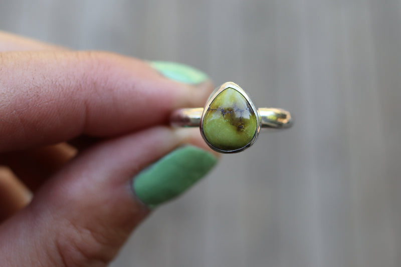 Size 9 Sonoran Gold Turquoise Ring