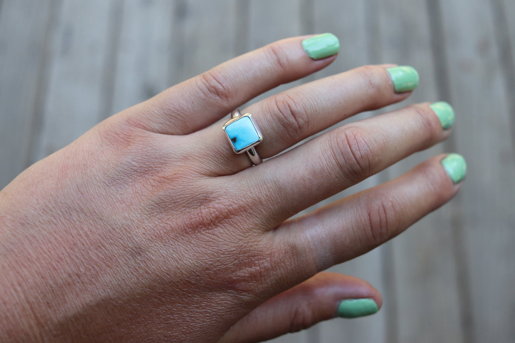 Size 6 Blue Ridge Turquoise Ring