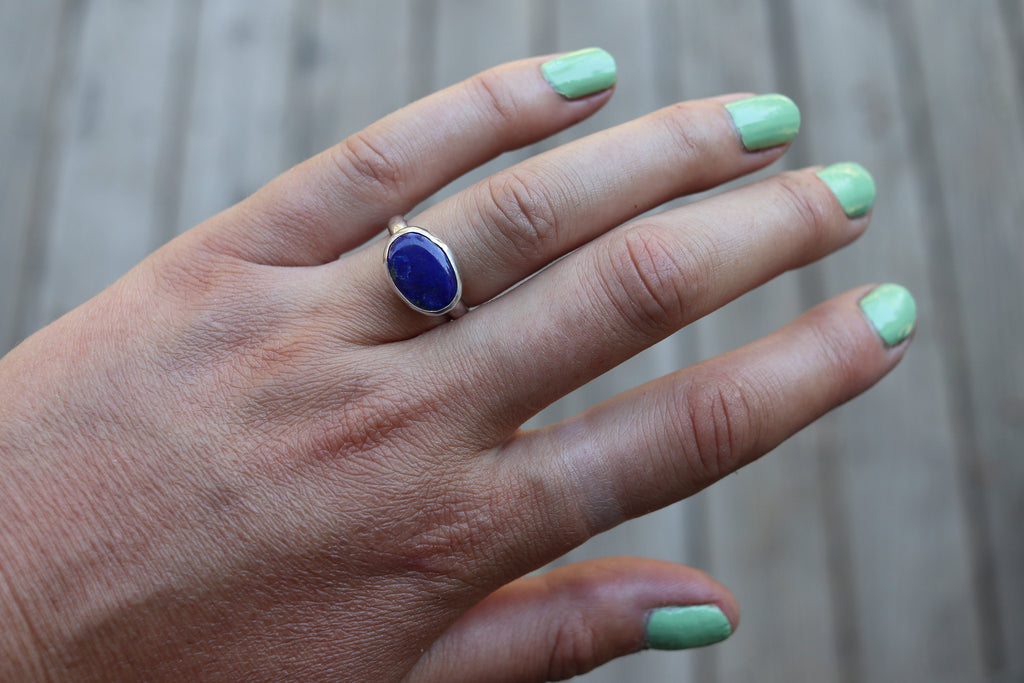 Size 7 Lapis Lazuli Ring
