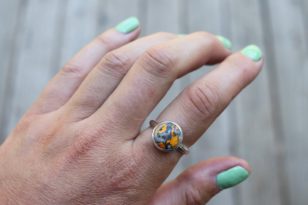 Size 10 Bumblebee Jasper Ring