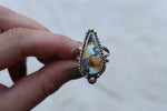 Size 10 Treasure Mountain Turquoise Ring