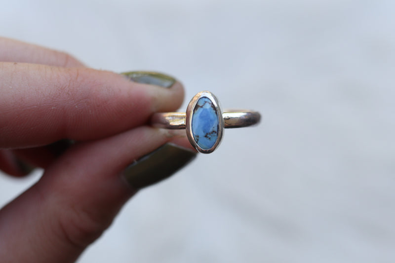 Size 10 Golden Hill Turquoise Ring