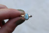 Size 6 White Water Turquoise Ring