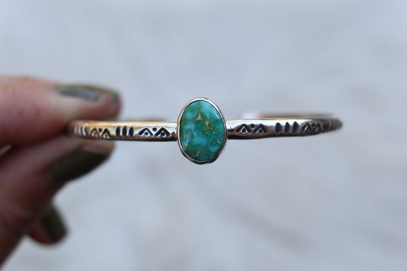 Sonoran Mountain Turquoise Cuff (6.5 inches/extra large)