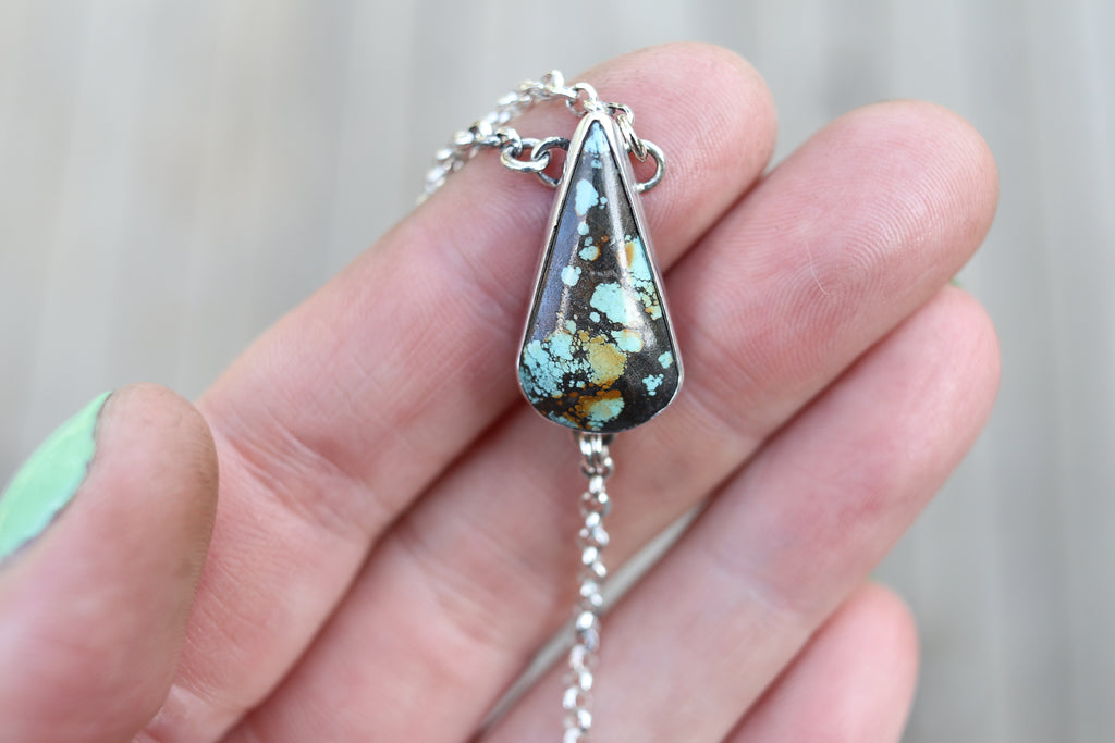 Treasure Mountain Turquoise Lariat Necklace 2