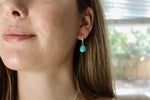 Sonoran Gem Turquoise Lever Back Earrings 3