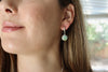 Treasure Mountain Turquoise Lever Back Earrings 1