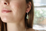 Treasure Mountain Turquoise Lever Back Earrings 3