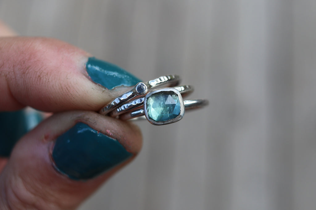 Size 5 Tourmaline Ring Set