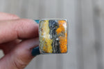 Size 7 Bumblebee Jasper Ring