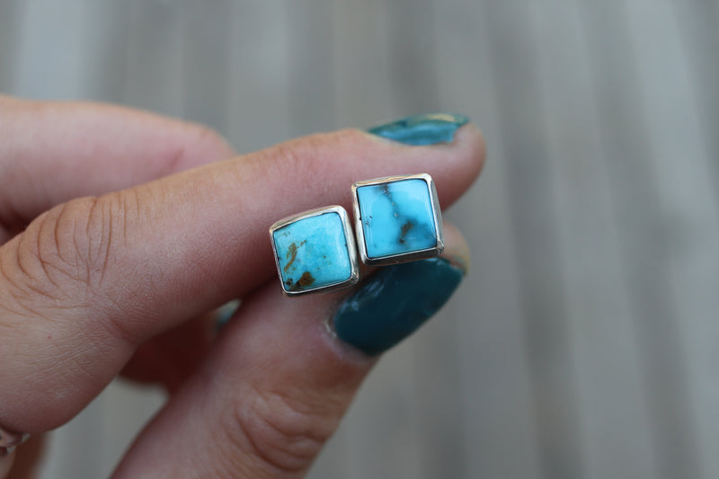 Blue Ridge Turquoise Stud Earrings 2