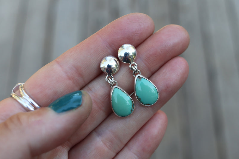Sonoran Gem Turquoise Domed Stud Earrings 1