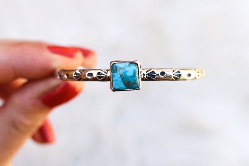 Blue Ridge Turquoise Cuff (5 inches/small)