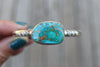 Sierra Bella Turquoise Thick Stamped Cuff (5.75 inches)