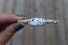 White Buffalo Stamped Cuff (6 inches)