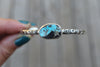 Carico Lake Turquoise Stamped Cuff (5.5 inches)