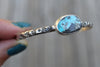 Carico Lake Turquoise Stamped Cuff (5.5 inches)