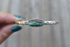 Royston Ribbon Turquoise Stamped Cuff (6 inches)