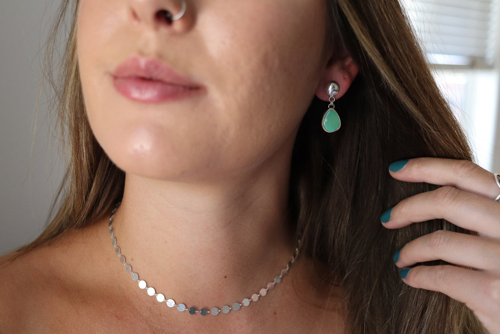 Sonoran Gem Turquoise Domed Stud Earrings 2