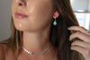 Sonoran Gem Turquoise Huggie Hoop Earrings 2