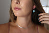 Golden Hill Turquoise Huggie Hoop Earrings