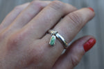 Size 10 Sonoran Mountain Turquoise Charm Ring