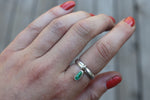 Size 8 Sonoran Mountain Turquoise Charm Ring
