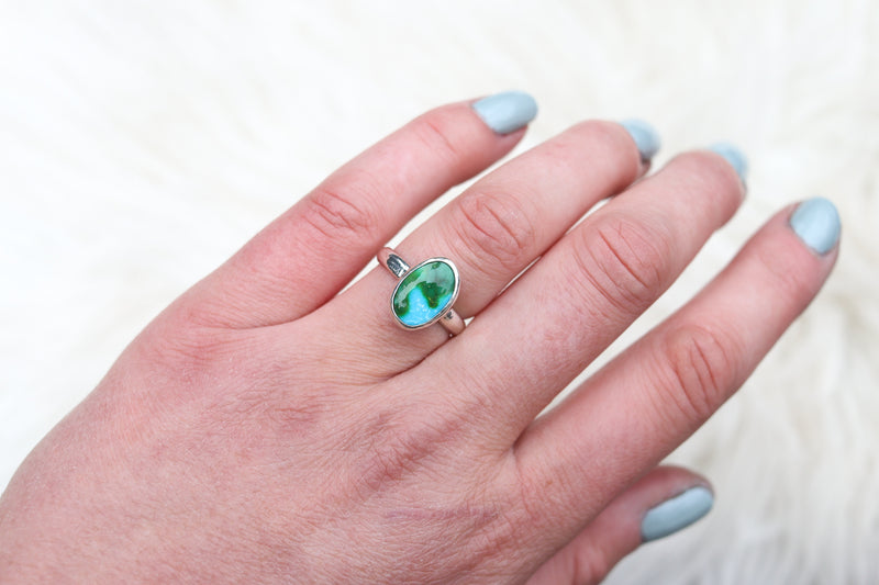 Size 6 Sonoran Mountain Turquoise Ring