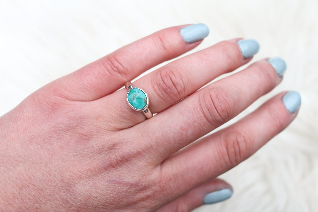 Size 6 Hubei Turquoise Ring