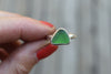 Size 7 Green Sea Glass Ring