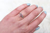 Size 5 Rhodolite Garnet x Chocolate Diamond Ring