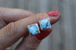 Golden Hill Turquoise Stud Earrings 3