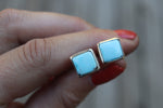Golden Hill Turquoise Stud Earrings 4