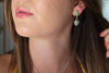 Sonoran Gold Turquoise Dangly Stud Earrings 3