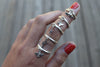 Sterling Charm Rings - Made To Order