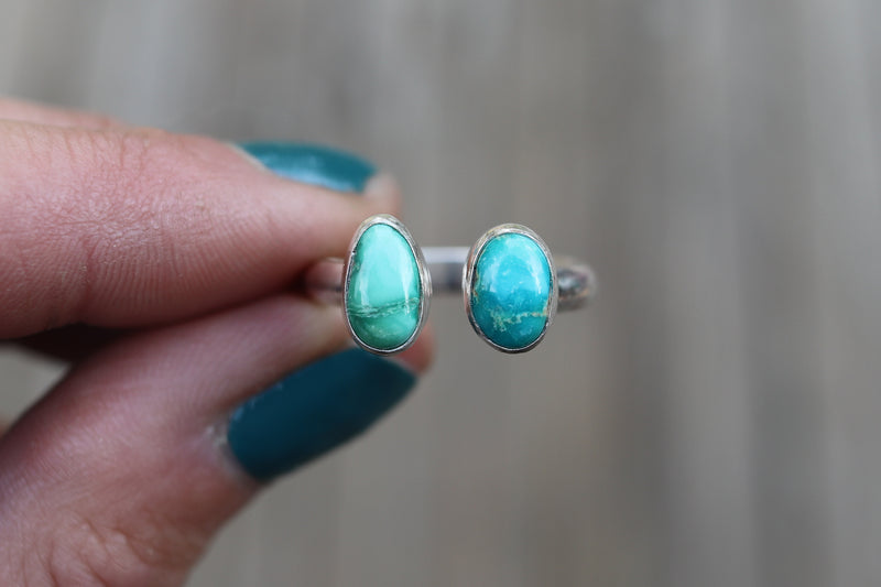 Size 10-11 Emerald Valley Turquoise Ring (Adjustable)