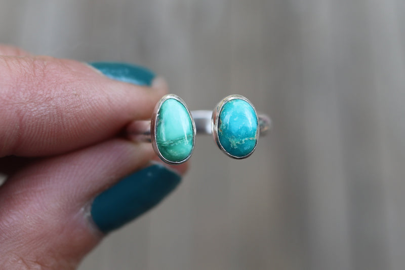 Size 10-11 Emerald Valley Turquoise Ring (Adjustable)