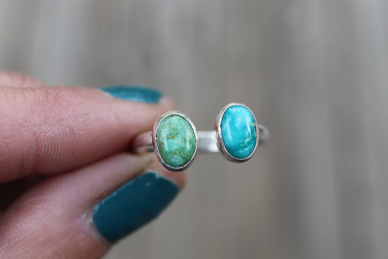 Size 9-10 Emerald Valley Turquoise Ring (Adjustable)