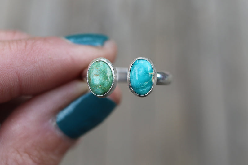 Size 9-10 Emerald Valley Turquoise Ring (Adjustable)