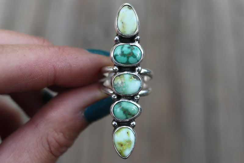 Size 6 Emerald Valley x Palomino Stacked Ring