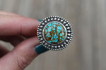 Size 7 Treasure Mountain Turquoise Ring