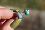 Size 8-9 Australian Opal x Royston Turquoise Ring (Adjustable)