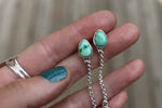 Emerald Valley Turquoise Lariat Earrings